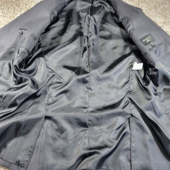 Banana Republic Blazer Mens 42R Gray Wool Tailored Fit Sport Coat - Picture 2 of 8